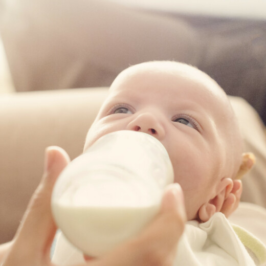 Milk suited to baby’s age